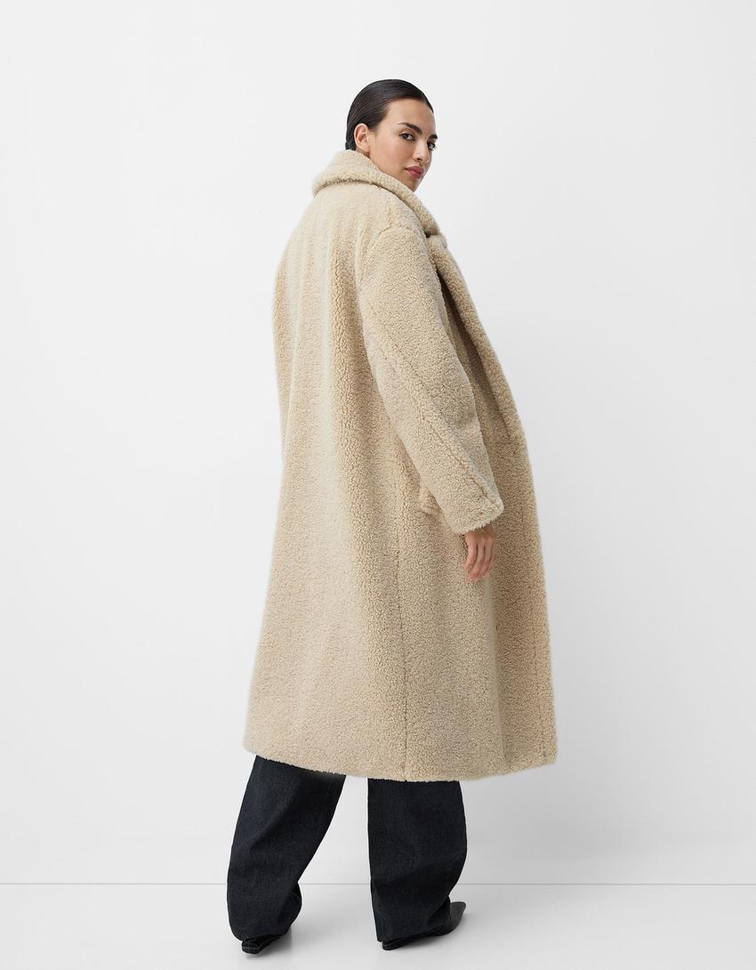 Paulina | Kurtka zimowa damska oversize Teddy ciepła
