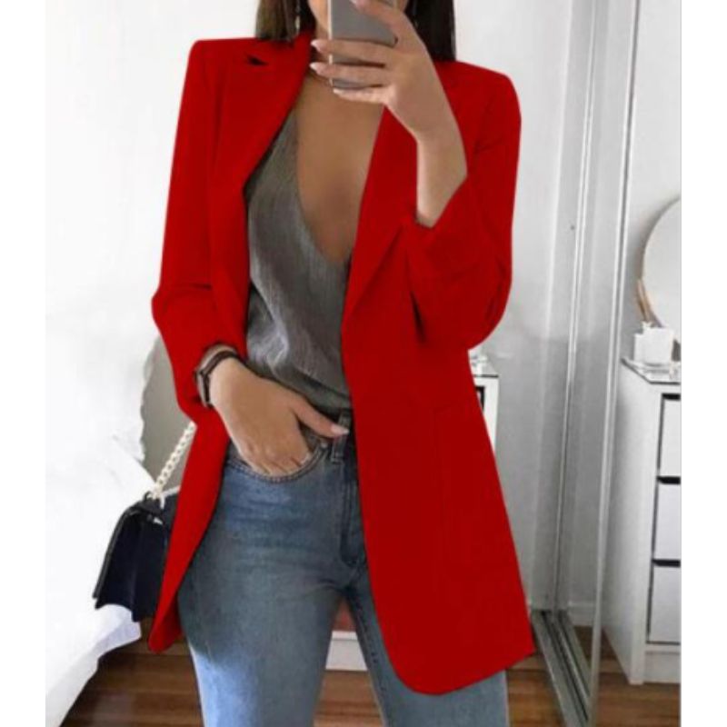Adrianna | Dopasowana damska marynarka z otwartym przodem