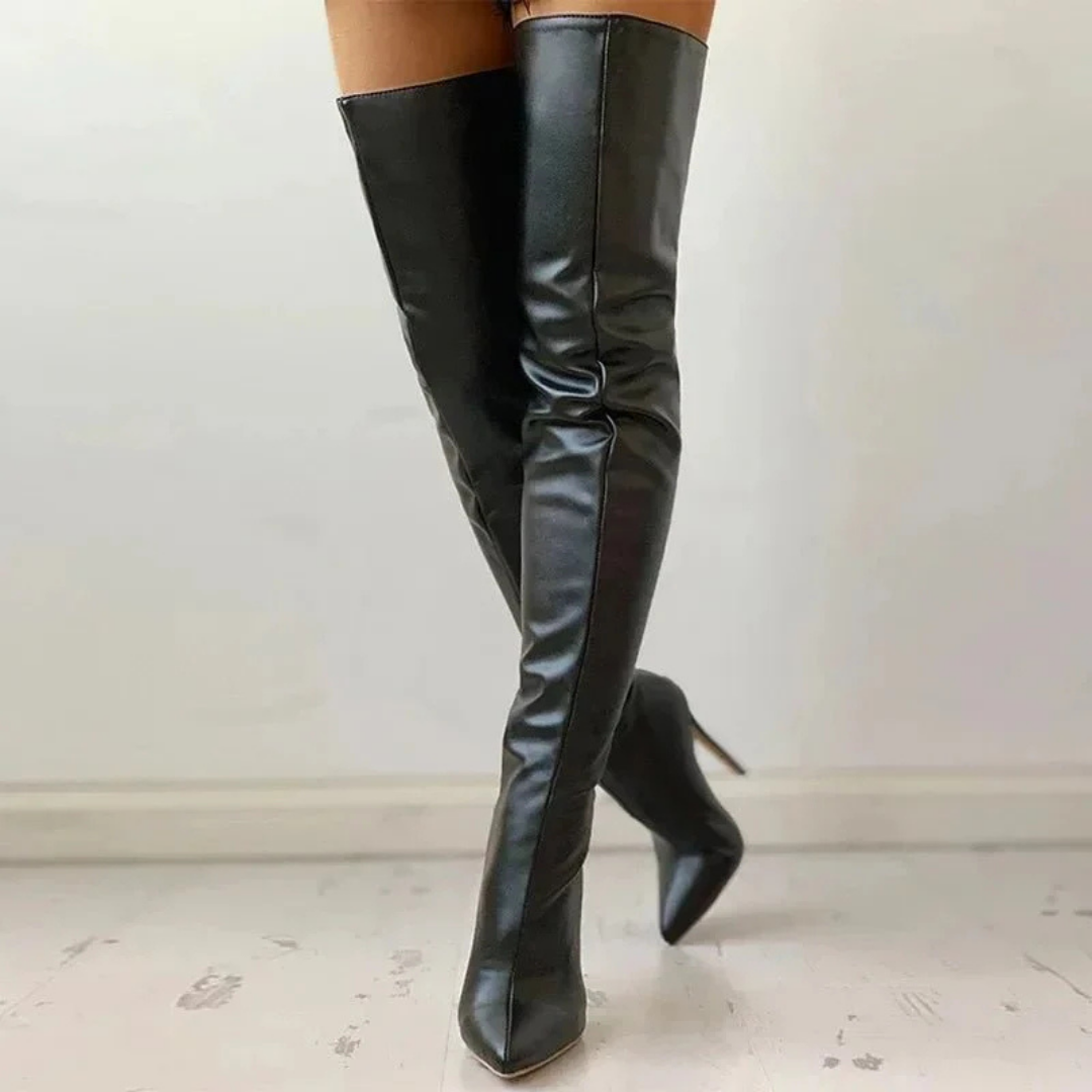Paulina | Damskie buty na obcasie z zamkiem