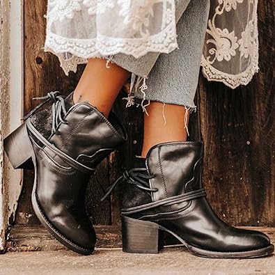 Lucyna | Damskie buty vintage – eleganckie botki