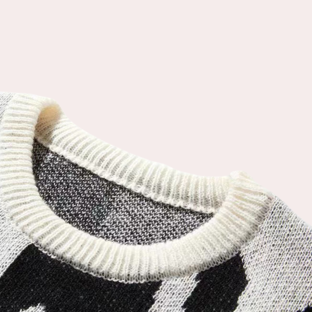Adrian | Męski sweter modny i stylowy strikket
