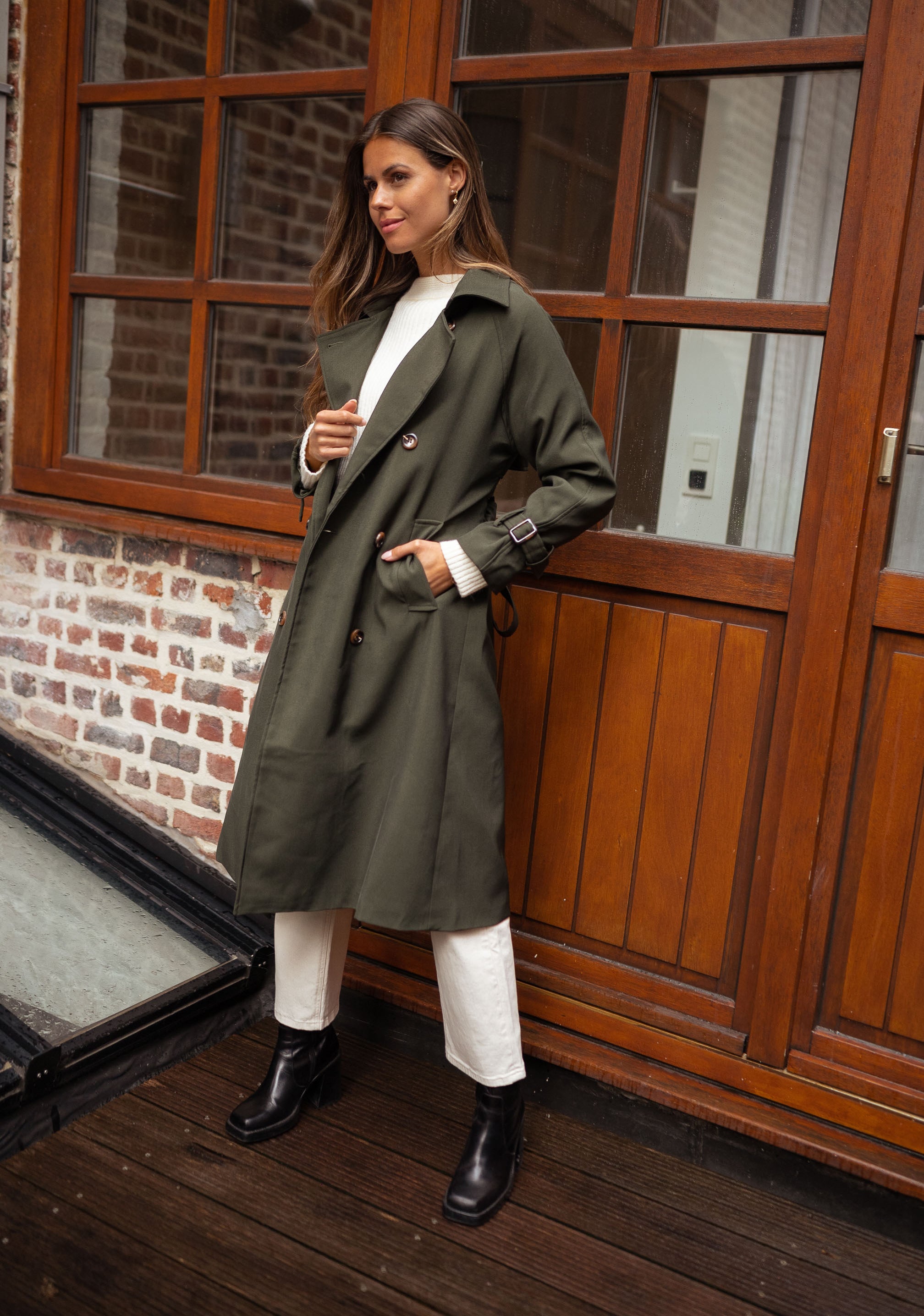 Alicja | Elegancki damski trencz na każdą okazję