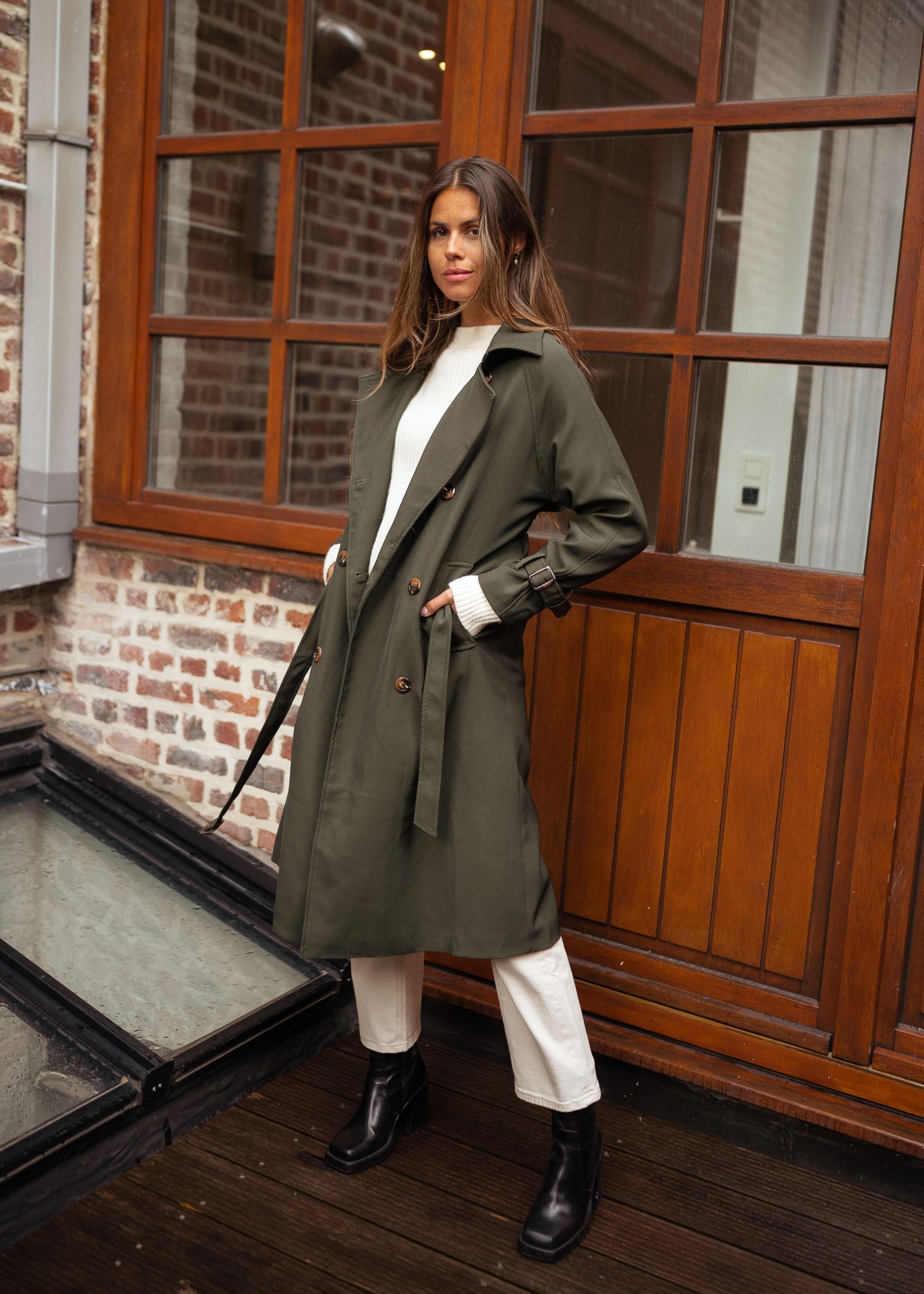 Alicja | Elegancki damski trencz na każdą okazję