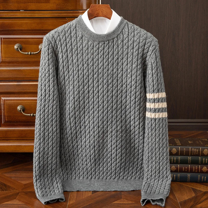 Jan | Elegancki sweter męski w paski