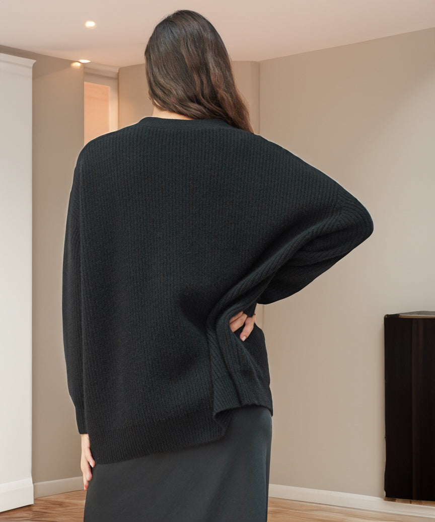 Lucyna | Kardigan damski oversize z guzikami