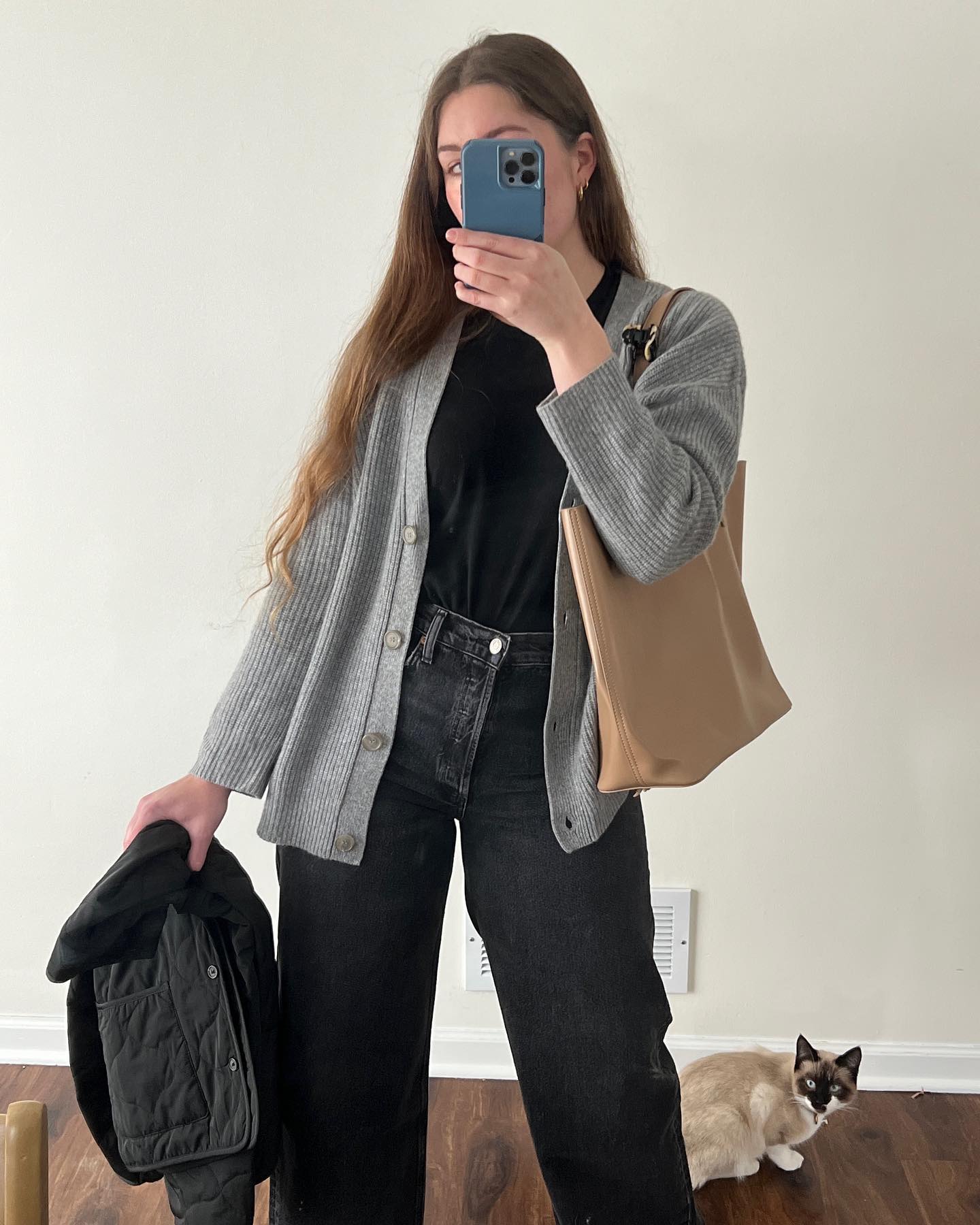 Lucyna | Kardigan damski oversize z guzikami