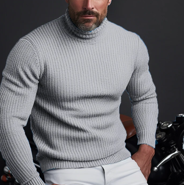 Bartek | Męski sweter z golfem o eleganckim designie