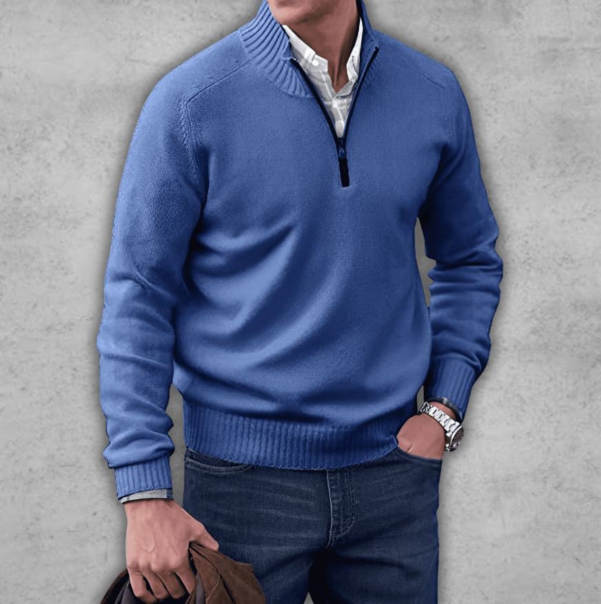 Borys | Elegancki męski sweter z bawełny