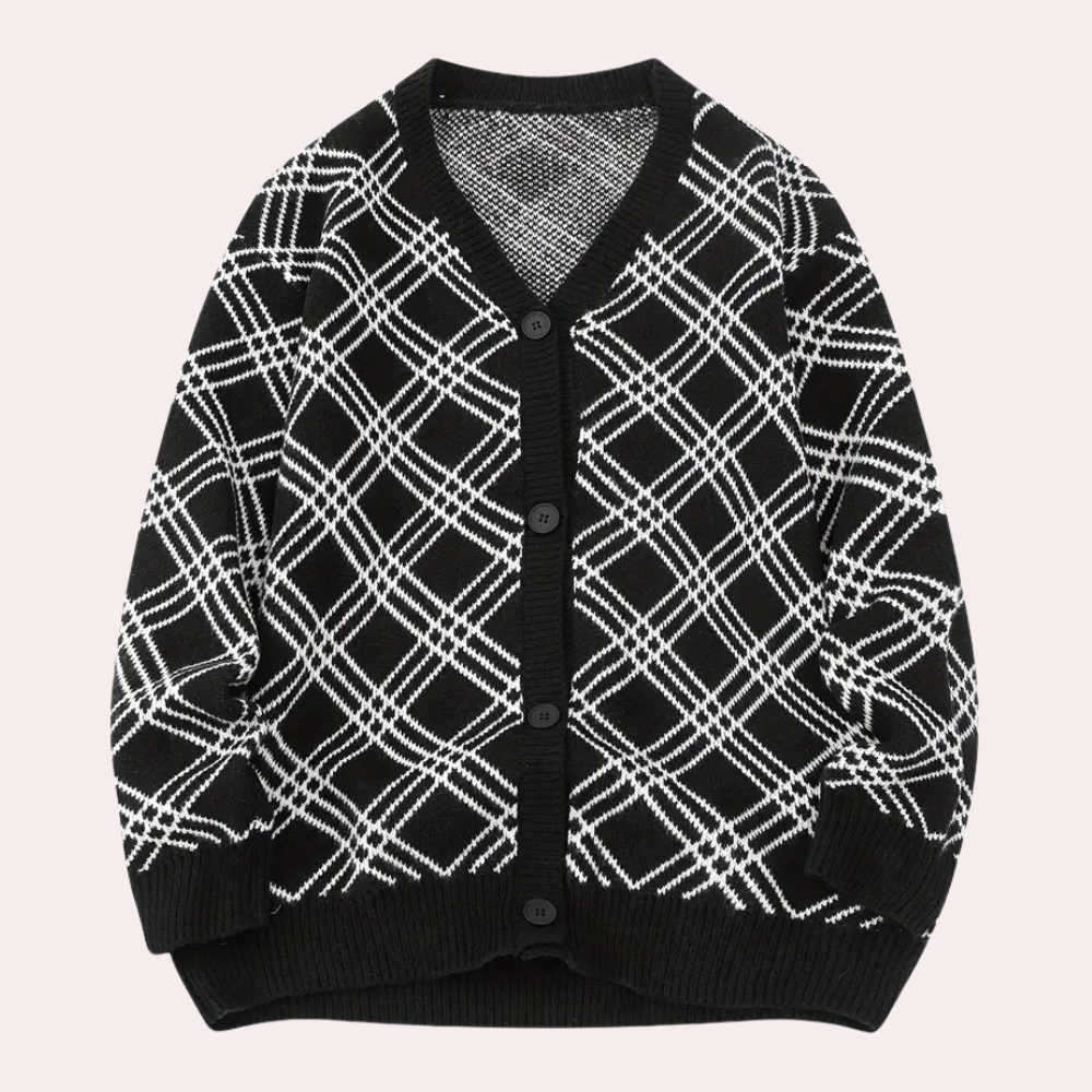 Igor | Kardigan męski elegancki sweter na guziki