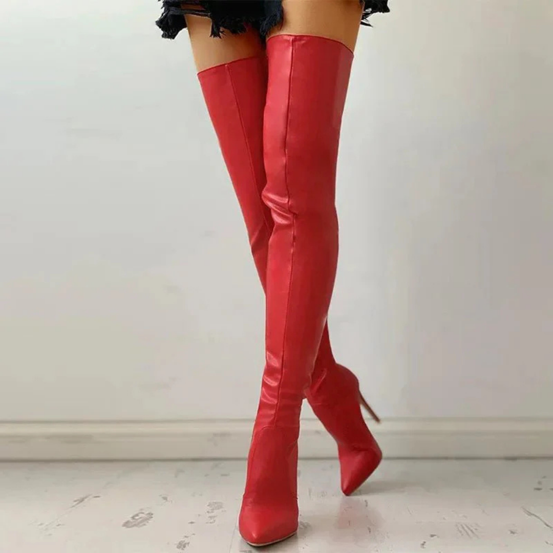 Paulina | Damskie buty na obcasie z zamkiem