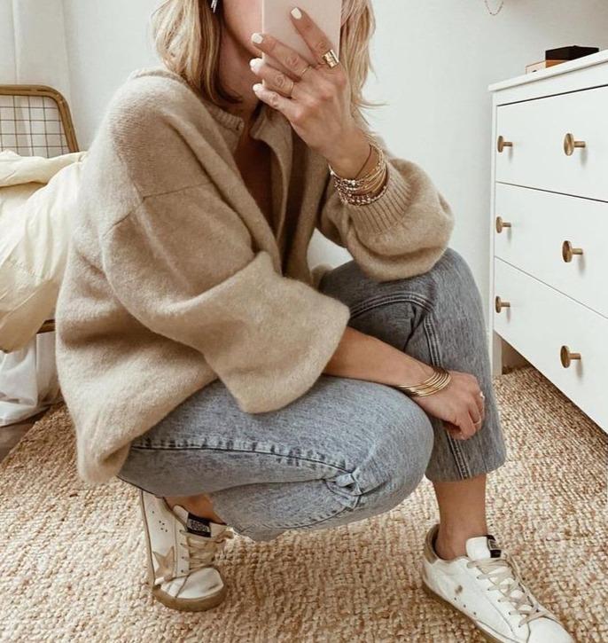 Ewelina | Kardigan damski z guzikami