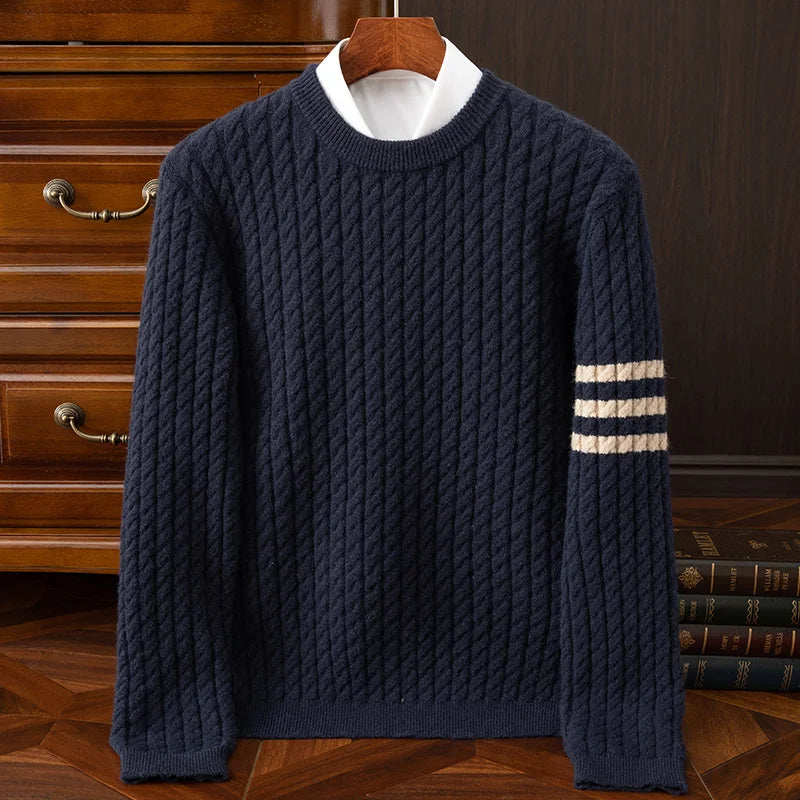 Jan | Elegancki sweter męski w paski