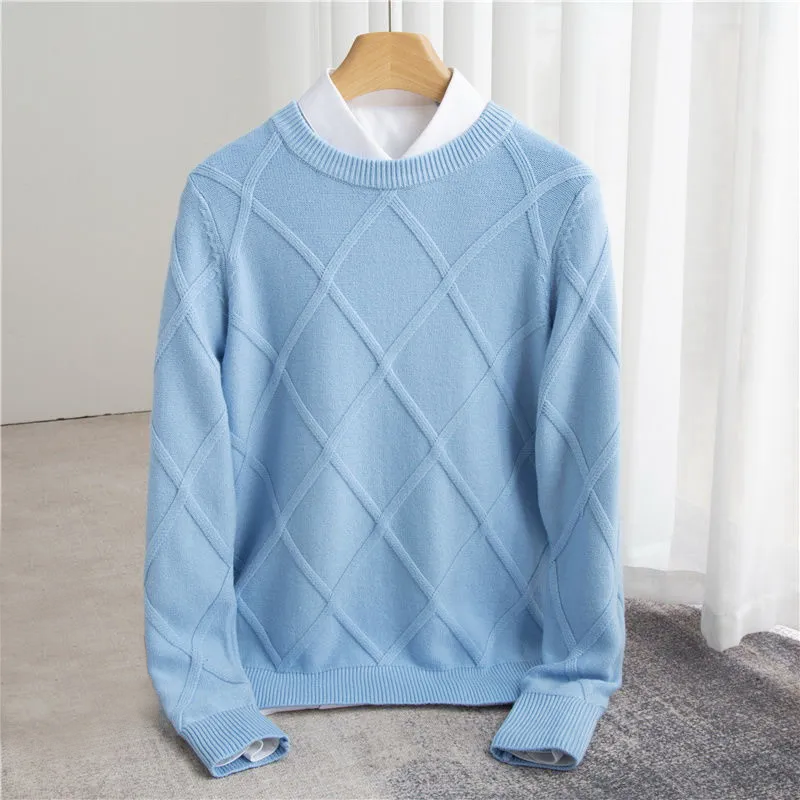 Daniel | Męski sweter premium z kaszmiru