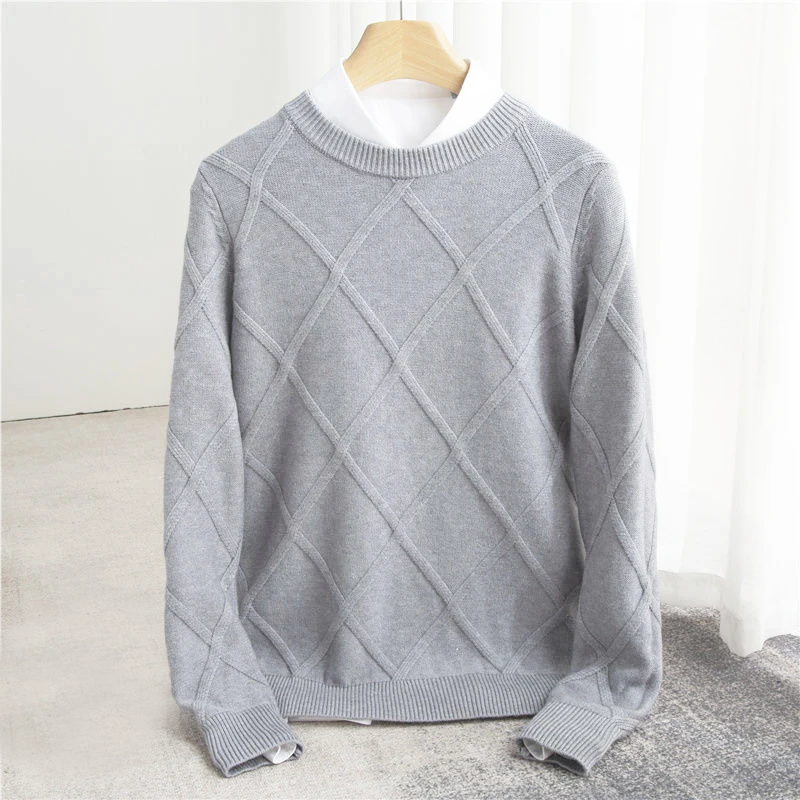 Daniel | Męski sweter premium z kaszmiru