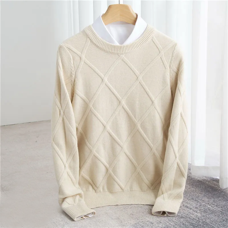 Daniel | Męski sweter premium z kaszmiru