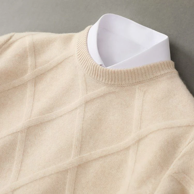 Daniel | Męski sweter premium z kaszmiru
