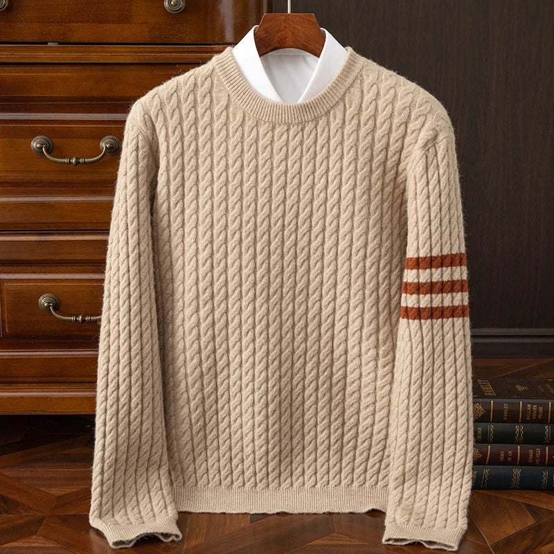 Jan | Elegancki sweter męski w paski