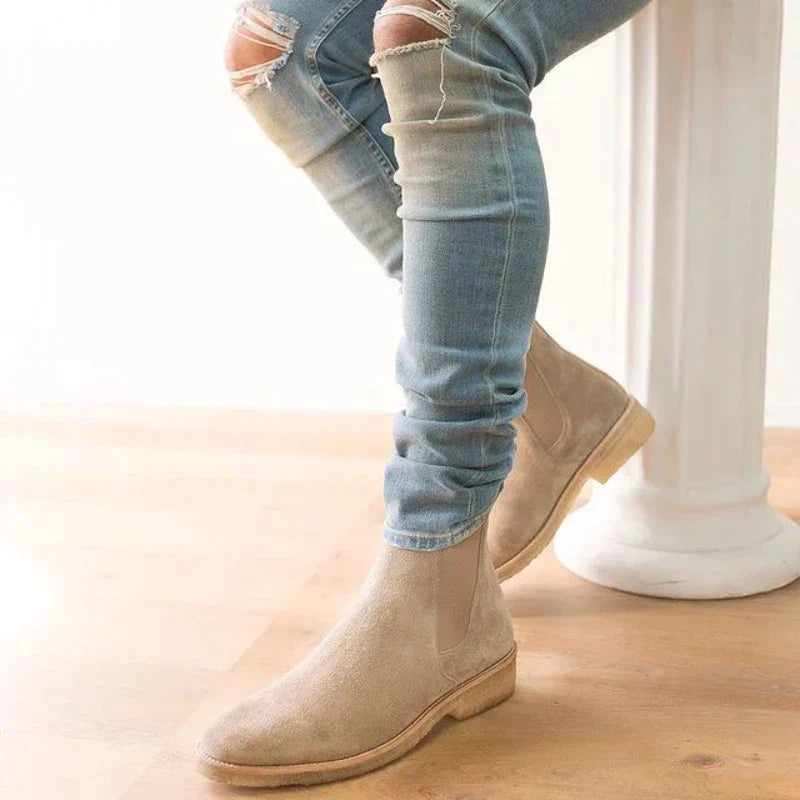 Iwona | Męskie buty zamszowe eleganckie