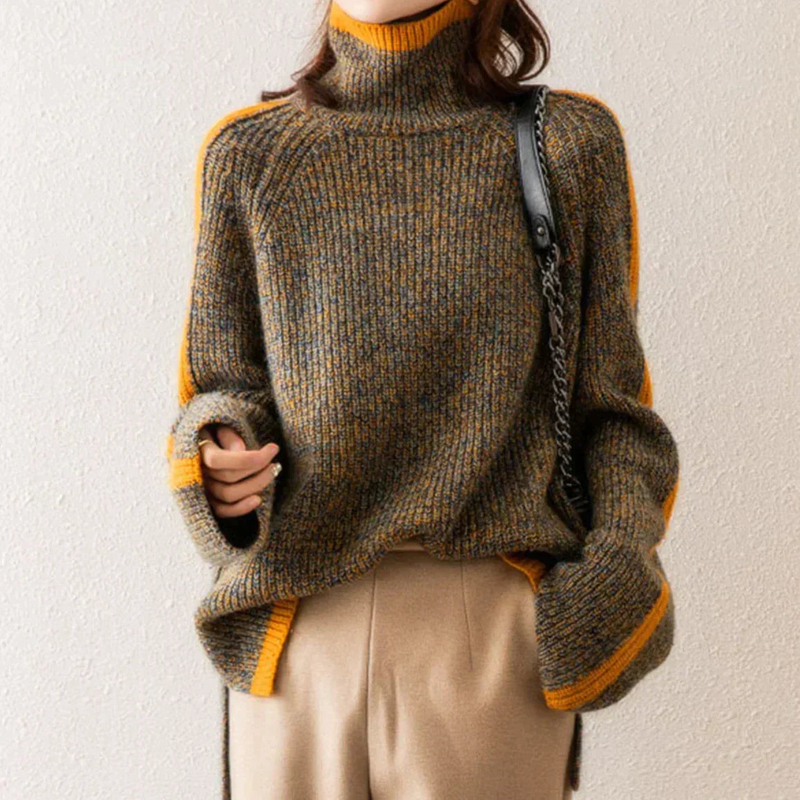 Joanna | Sweter z golfem dla kobiet elegancki