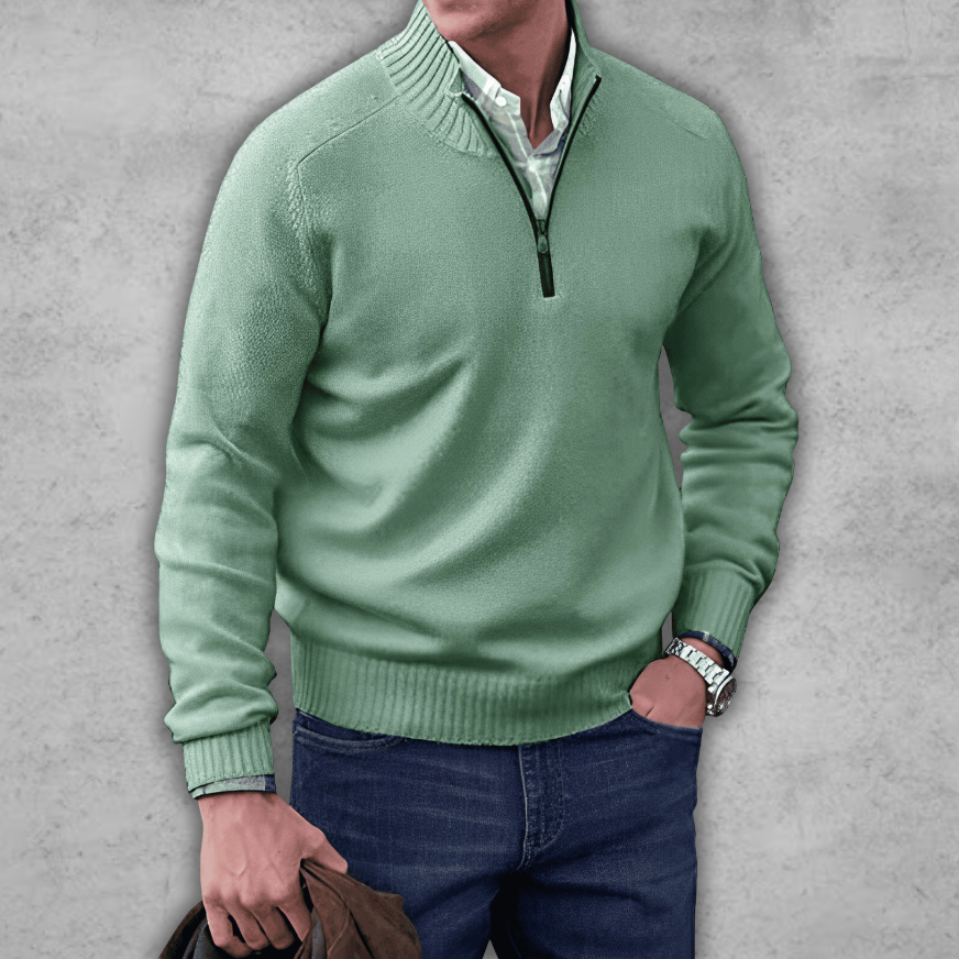 Borys | Elegancki męski sweter z bawełny