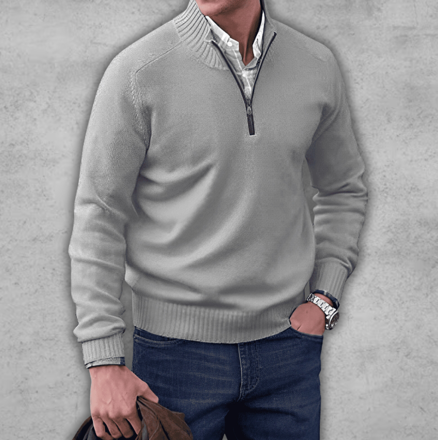 Borys | Elegancki męski sweter z bawełny