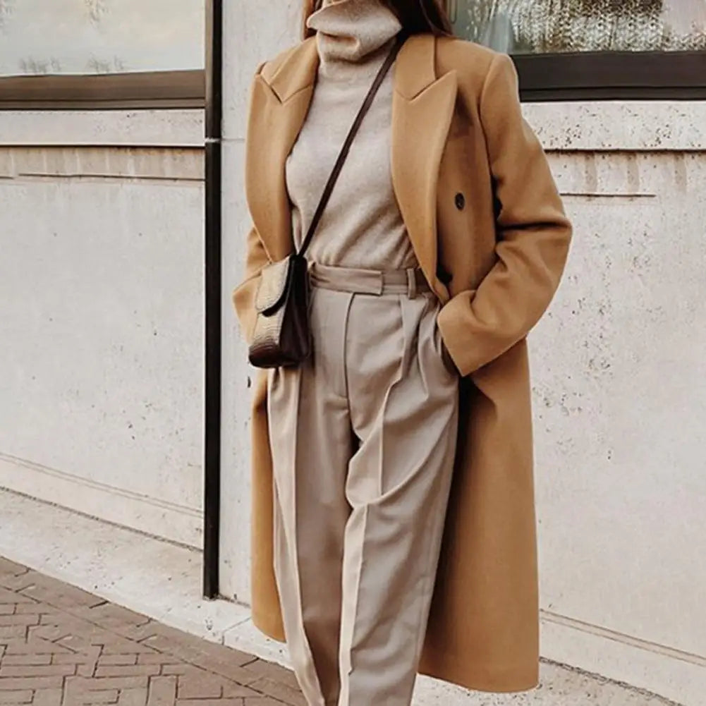 Sylwia | Elegancki dwurzędowy trencz dla kobiet