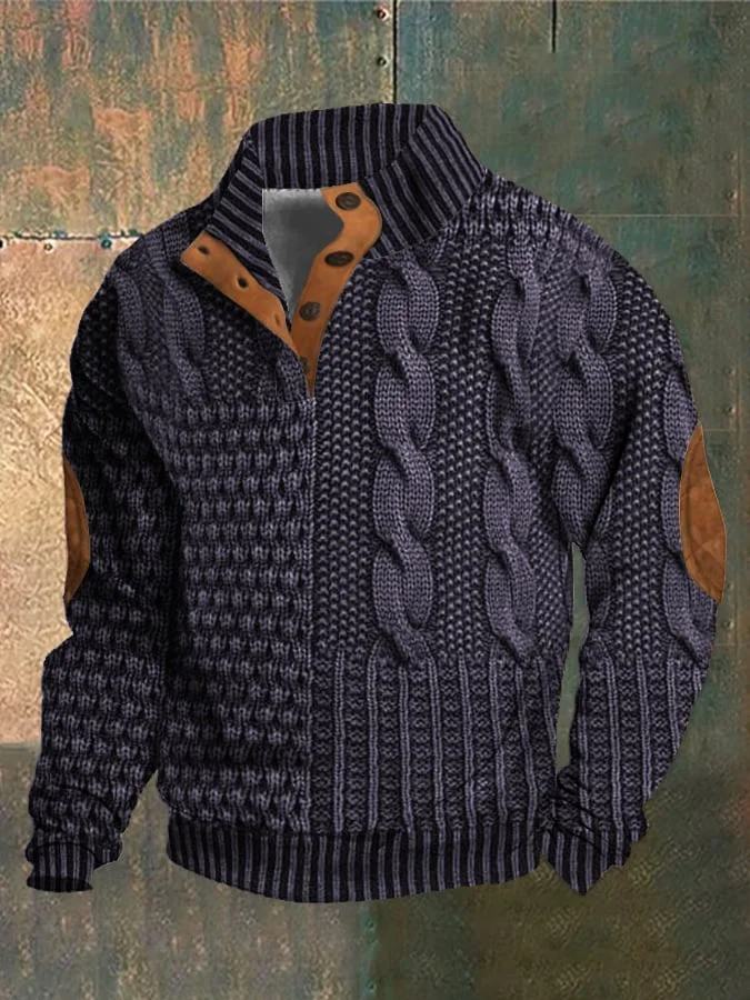 Emil | Sweter męski z kaszmiru z golfem retro