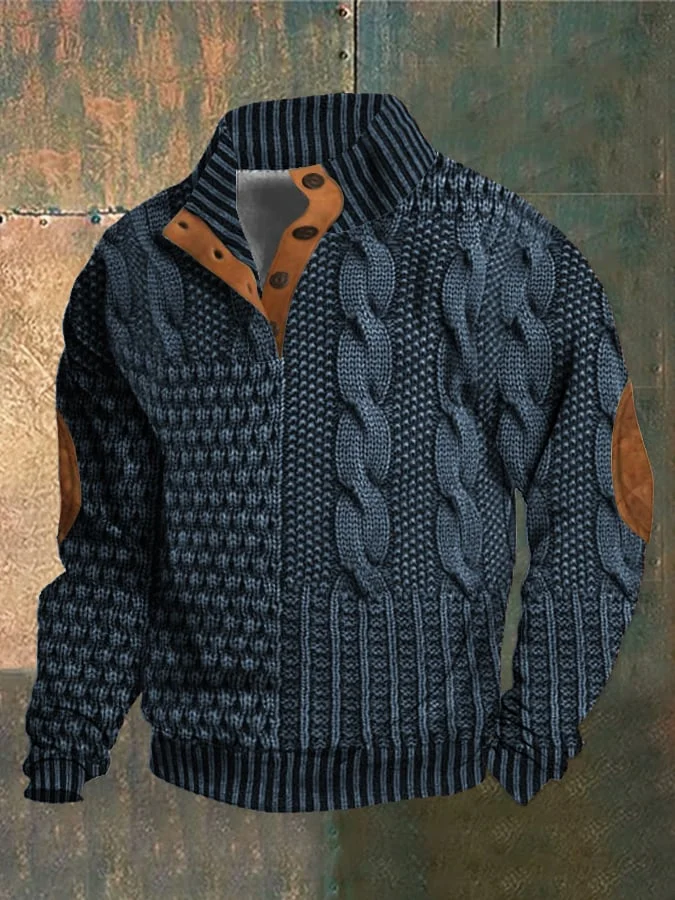 Emil | Sweter męski z kaszmiru z golfem retro