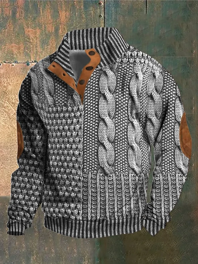 Emil | Sweter męski z kaszmiru z golfem retro