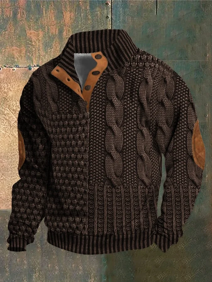 Emil | Sweter męski z kaszmiru z golfem retro