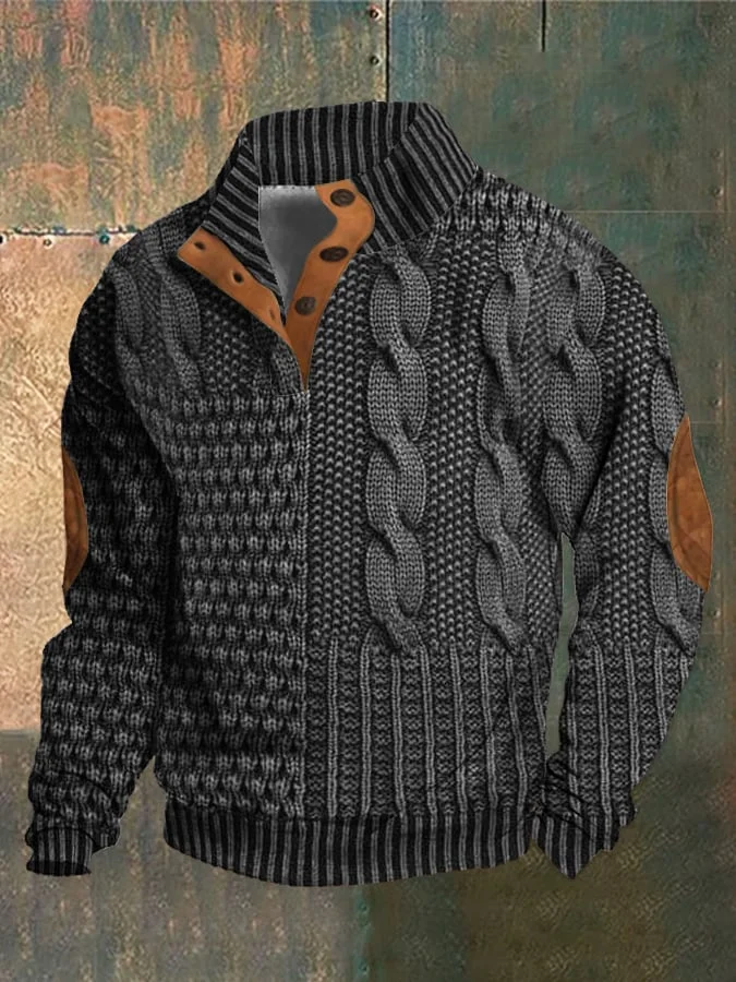 Emil | Sweter męski z kaszmiru z golfem retro