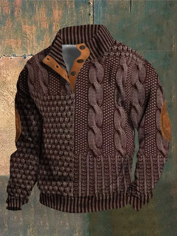 Emil | Sweter męski z kaszmiru z golfem retro