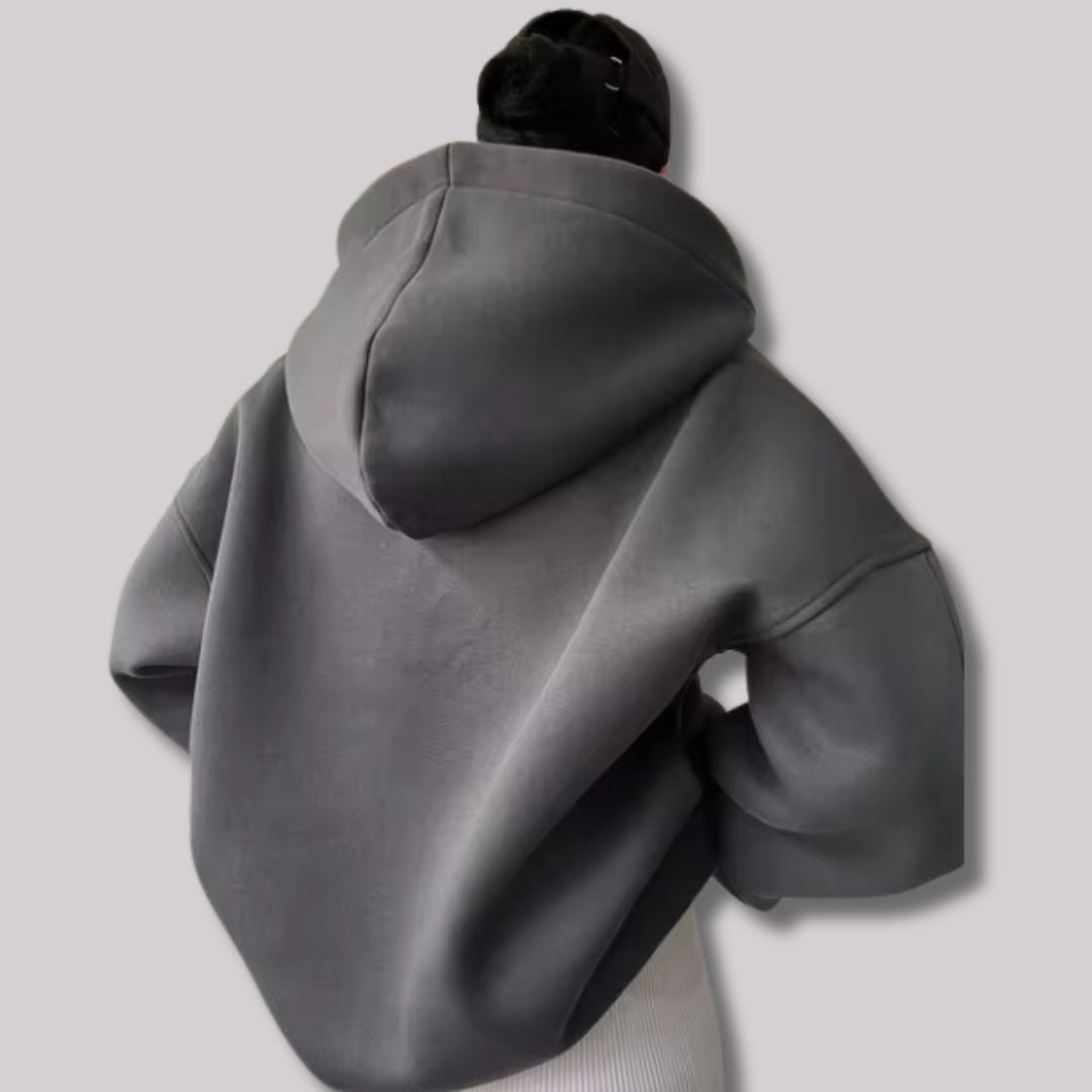 Marta | Sweter damski z kapturem chic