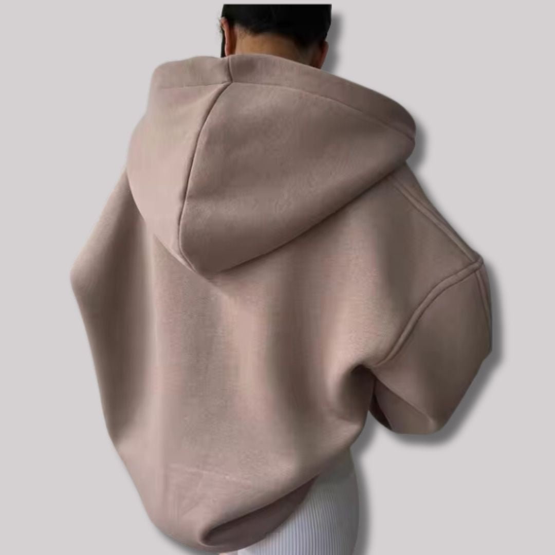 Marta | Sweter damski z kapturem chic