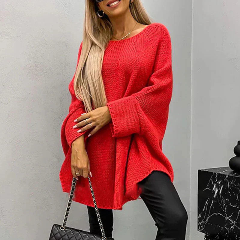 Sabina | Stylowy sweter damski z grubym splotem